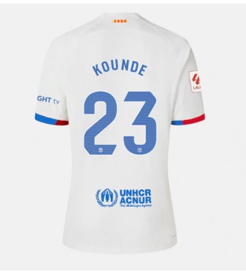 Maillot de foot Barcelona Jules Kounde #23 Extérieur Femmes 2023-24 Manches Courte